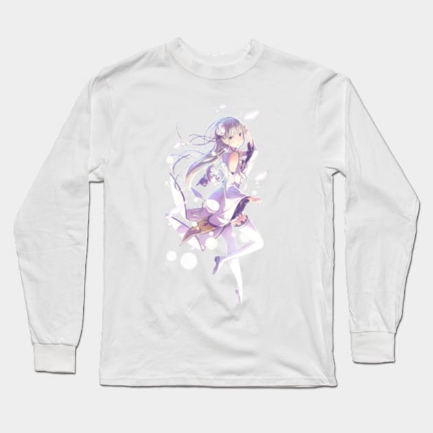 Re: Zero Emilia Long Sleeve T-Shirt by Otakuteland